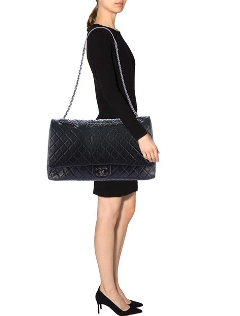 xxl flap chanel bag|Chanel classic flap bag price.